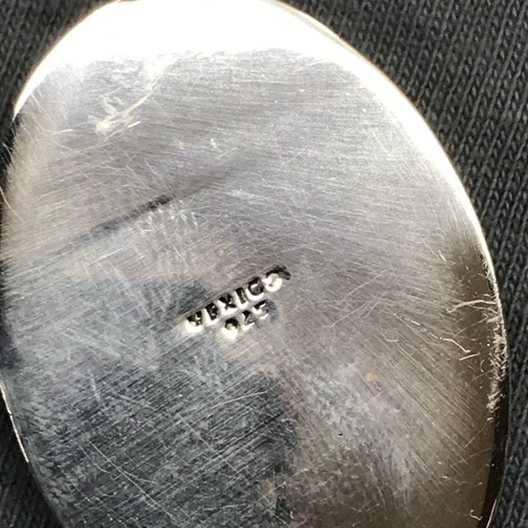 Vintage RARE Taxco Leopard Jasper Sterling 925 Pendant - Picture 8 of 12